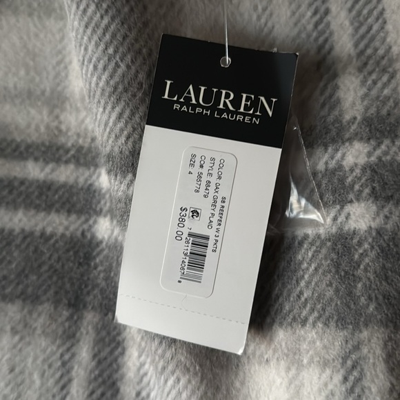 🩶 NWT Ralph Lauren Plaid Peacoat 🩶 - Picture 3 of 12